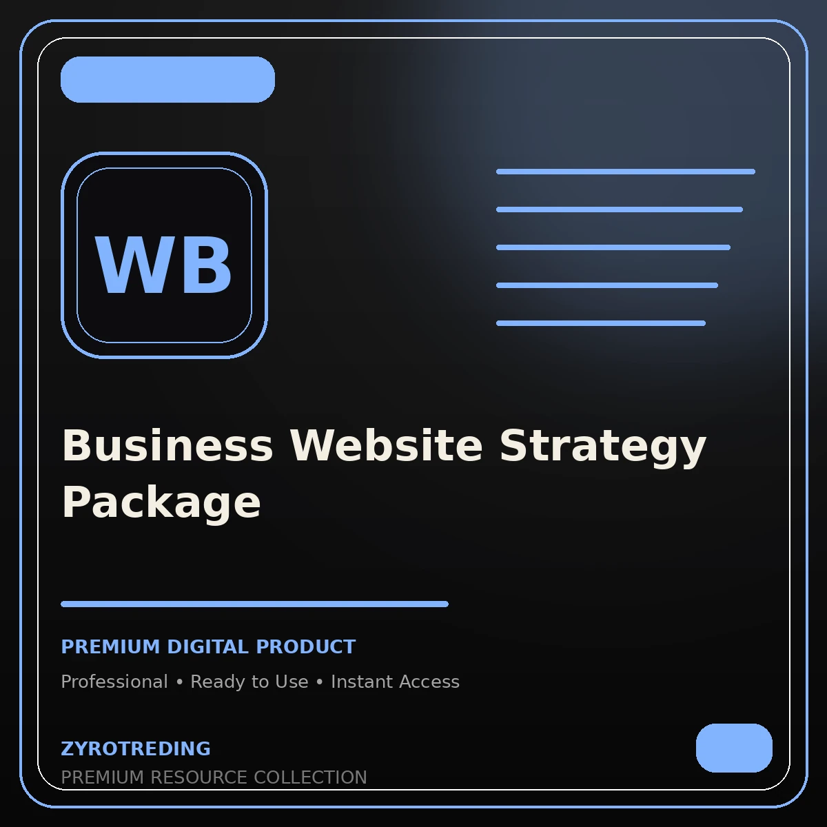 Business Website Strategy Package